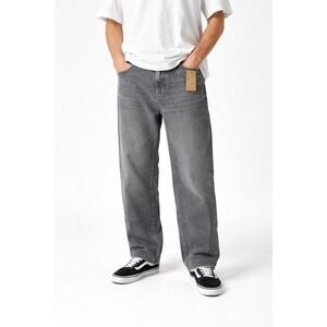 NWTPacSun Gray Baggy Jeans Men's 31x32 Mid Rise Wide Leg 100% Cotton Rigid Denim